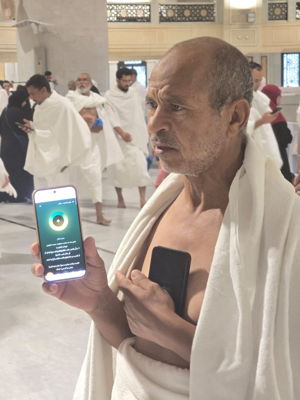 يعرض رد الوكيل داخل الحرم